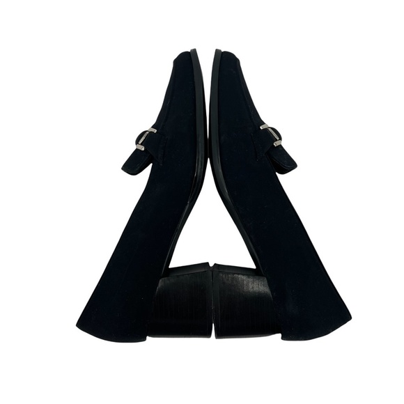 KAREN SCOTT DEIDRE II Navy Blue Block Heels Size 8 1/2 Women’s - Picture 6 of 11